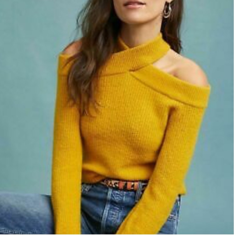 Anthropologie Cross-Front Pullover by Moth